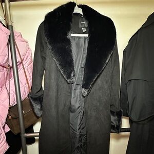 Faux fur coat